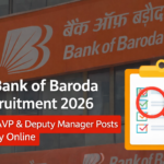 Bank of Baroda Recruitment 2026 for 104 AVP and Deputy Manager posts apply online